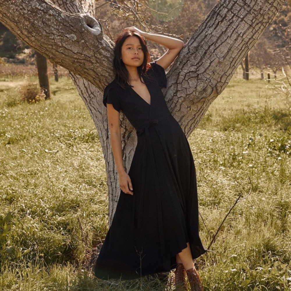 Christy Dawn Autumn Dress in NOIR